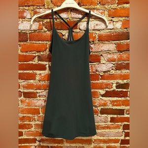 Outdoor Voices Green T-Back Athletic Dress with Shorts Size XS